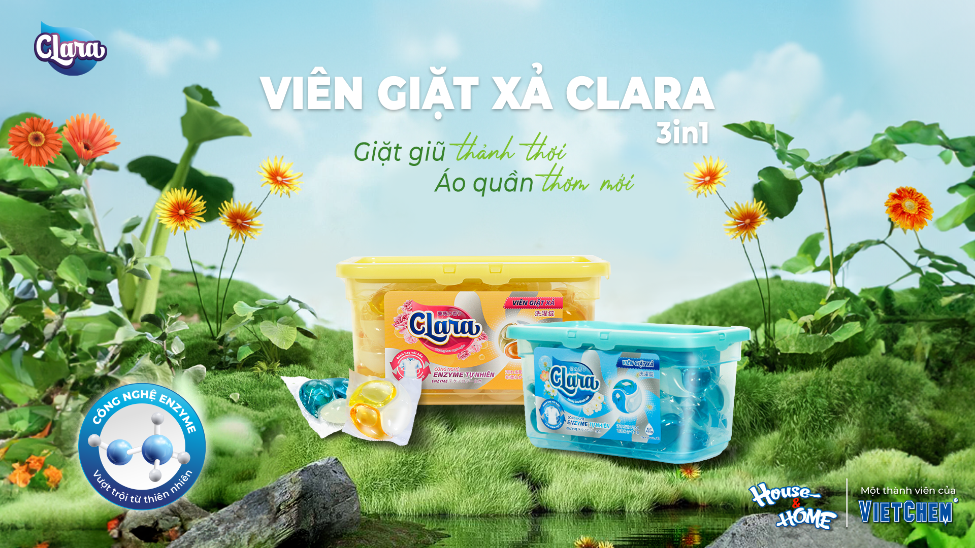 Kinh tế - Chọn viên giặt xả Clara chọn hạnh phúc viên mãn cho gia đình bạn (Hình 2).