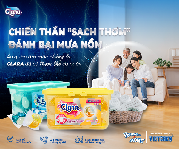 Kinh tế - Chọn viên giặt xả Clara chọn hạnh phúc viên mãn cho gia đình bạn (Hình 4).