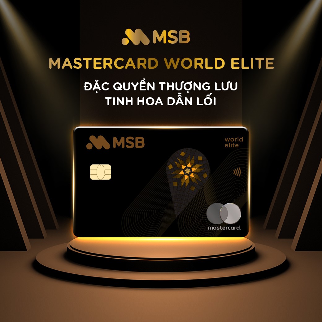 Kinh tế - Thẻ tín dụng cao cấp Mastercard World Elite đầu tiên tại Việt Nam chính thức ra mắt