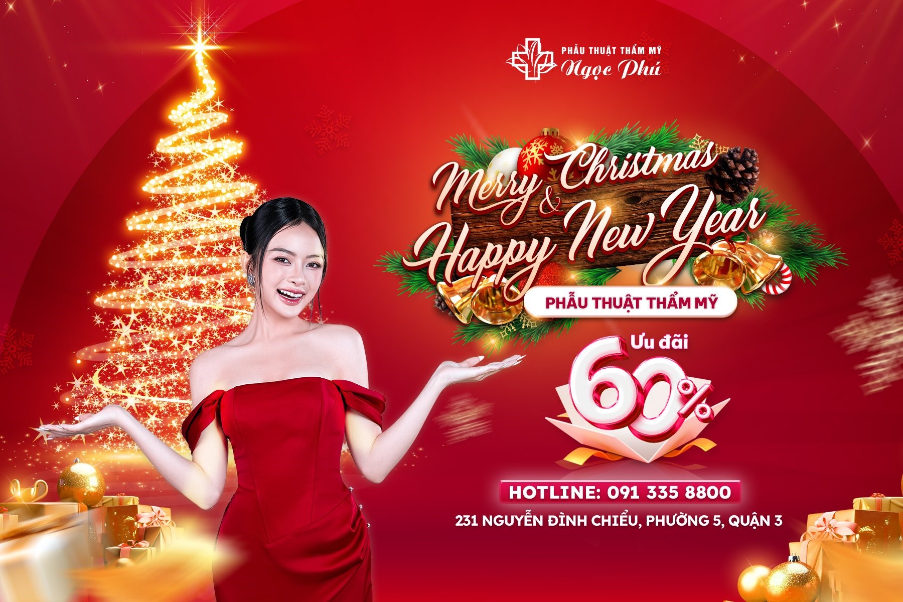 Cần biết - Thẩm mỹ Ngọc Phú ưu đãi 60% nhân dịp Noel 