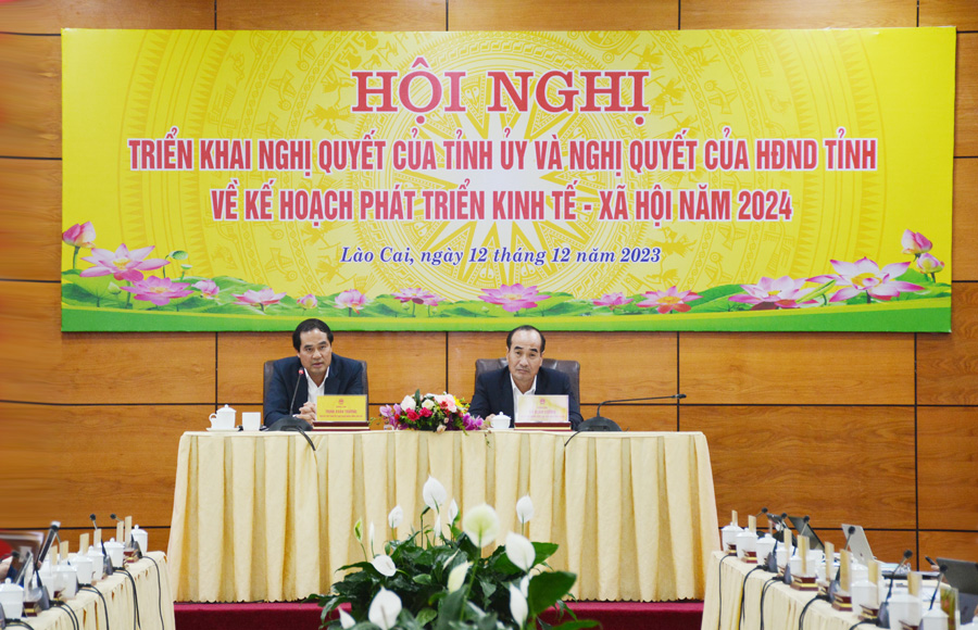 Kinh tế - Lào Cai tổ chức giao kế hoạch phát triển kinh tế - xã hội năm 2024