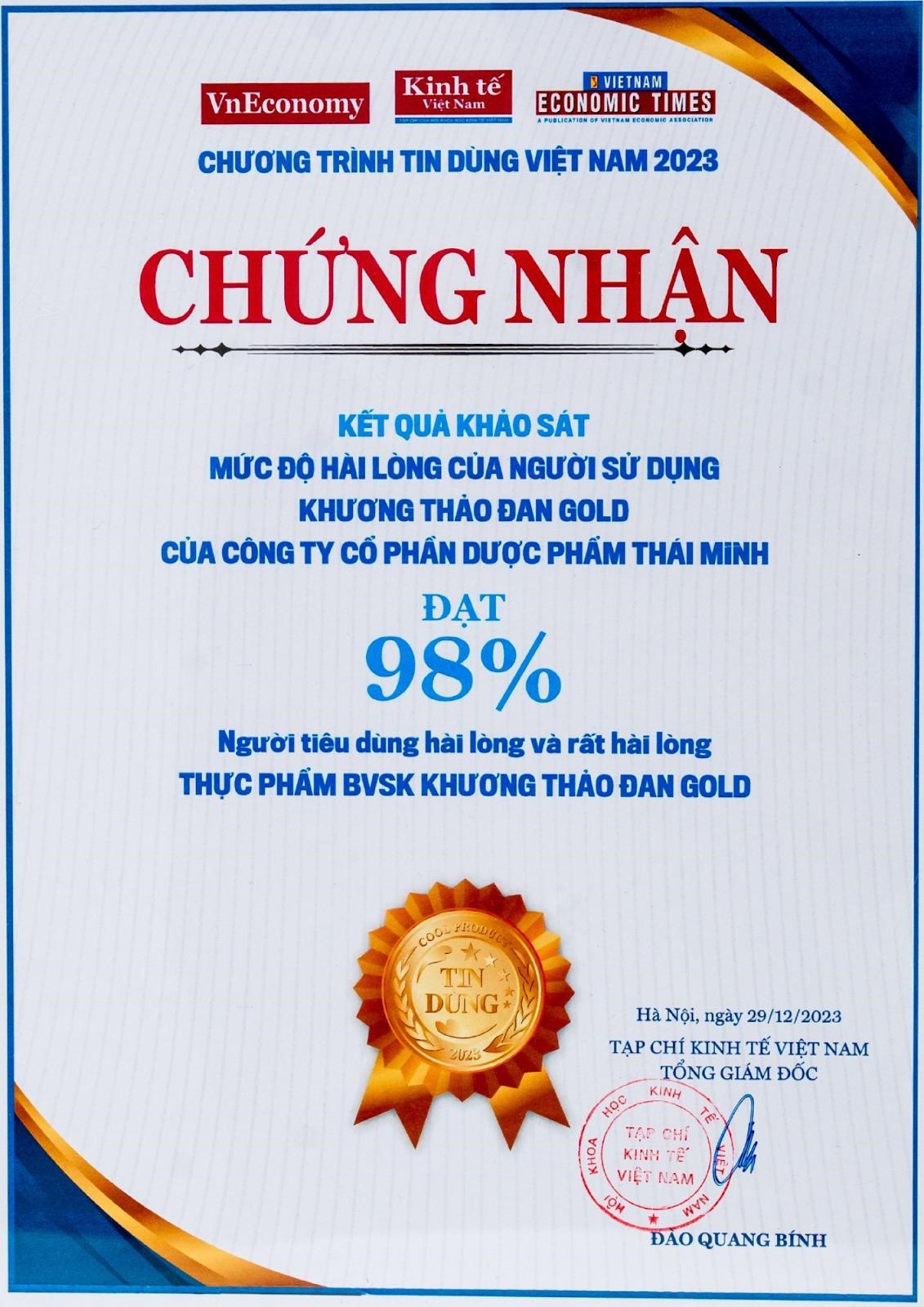 Cần biết - Chính thức: 98% người dùng hài lòng về hiệu quả của viên xương khớp Khương Thảo Đan Gold