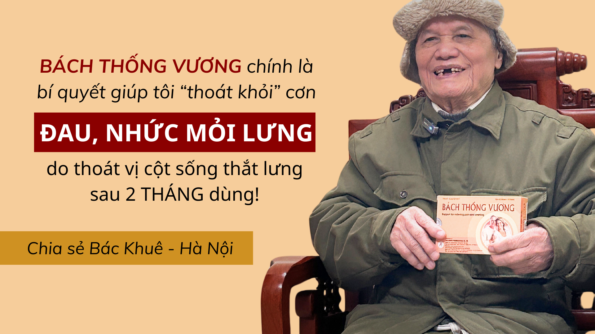 Sức khỏe -  Bí quyết giúp ông cụ 90 tuổi “thoát khỏi” cơn đau nhức lưng do thoát vị cột sống thắt lưng chỉ sau 2 tháng! (Hình 4).