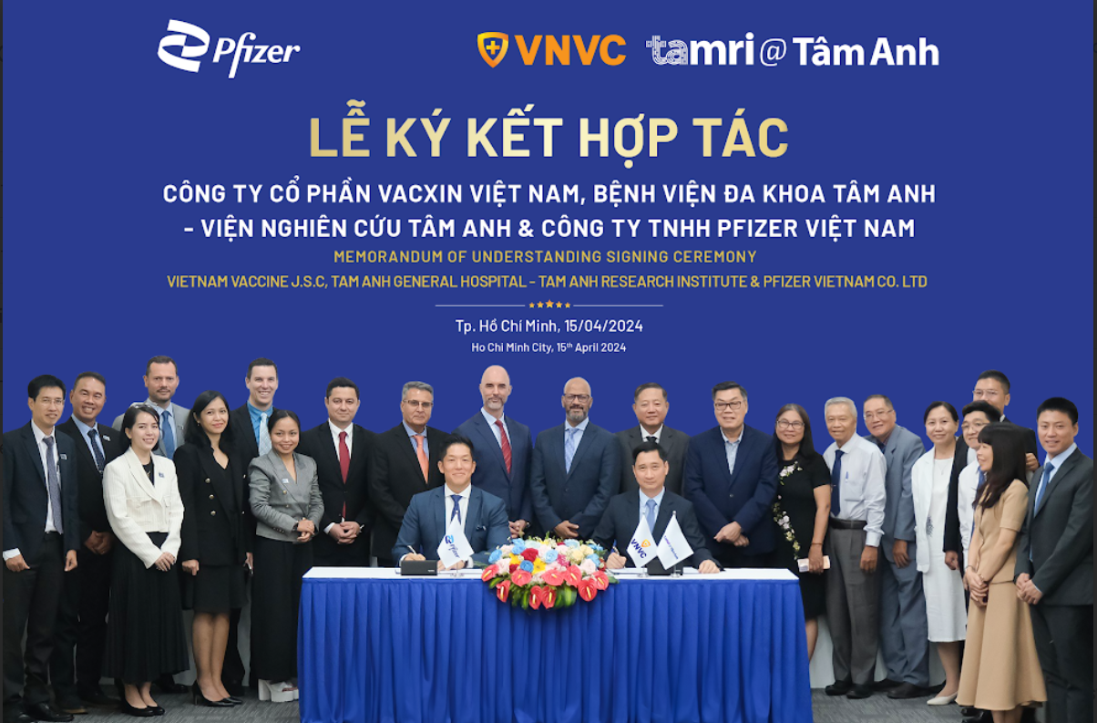 Cần biết - Pfizer Việt Nam, VNVC và Tâm Anh ký biên bản hợp tác tăng cường giải pháp chăm sóc sức khỏe