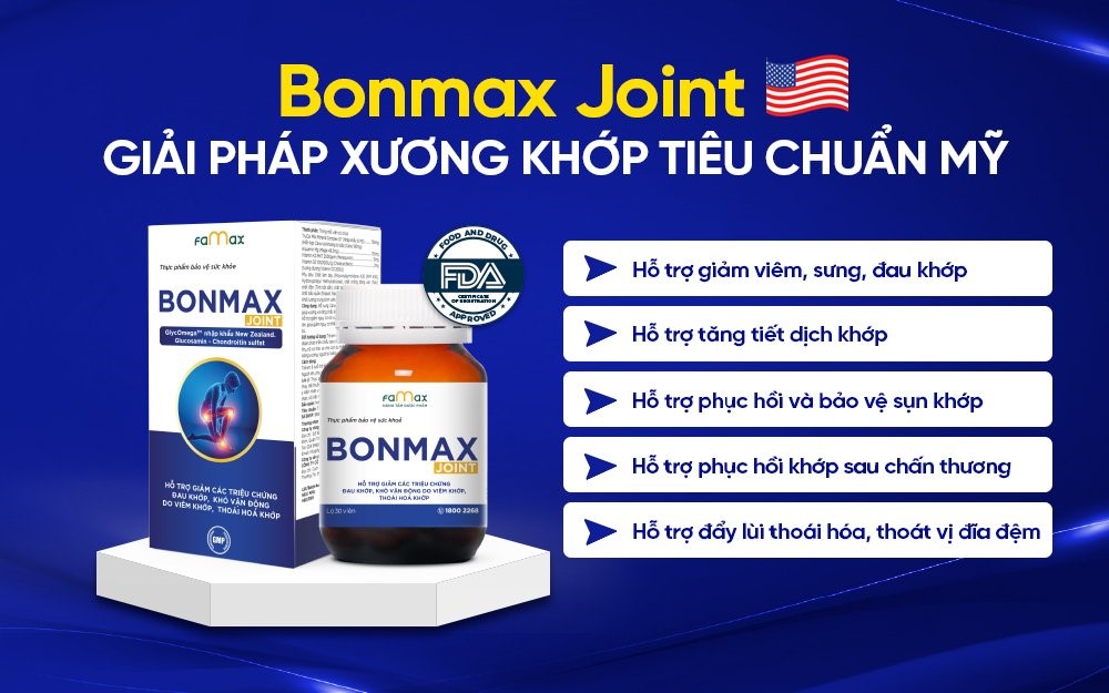 Cần biết - Bonmax Joint – Giải pháp xương khớp tiêu chuẩn Mỹ, “khắc tinh” của bệnh xương khớp (Hình 2).