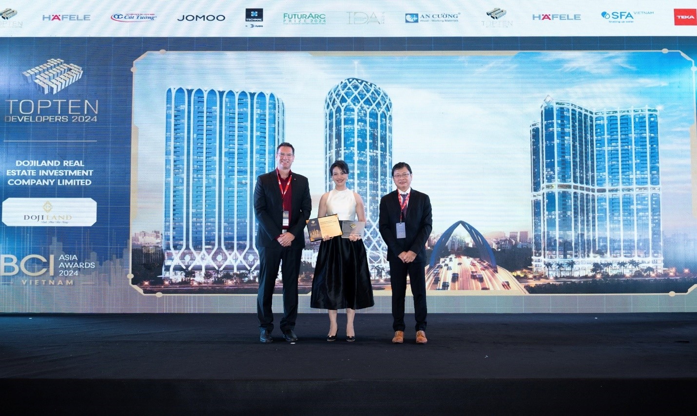 Kinh tế -  DOJILAND đạt top 10 nhà phát triển BĐS hàng đầu Việt Nam tại BCI Asia Awards 2024