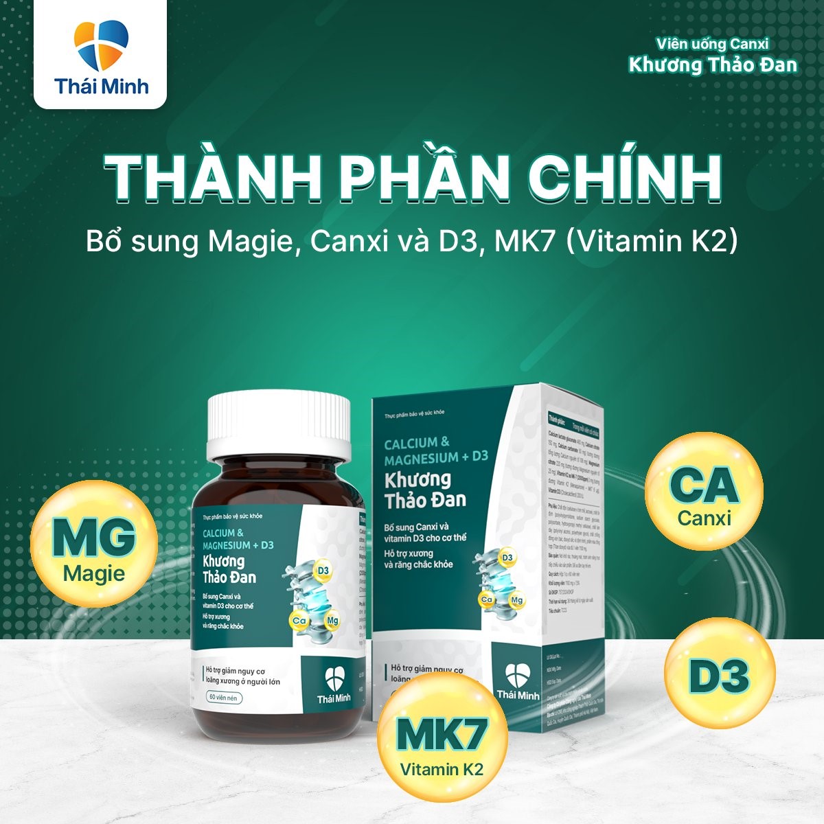 Cần biết - Ra mắt Canxi & Magie + D3 Khương Thảo Đan - Giải pháp chuyên biệt bổ sung canxi cho xương, răng chắc khỏe 