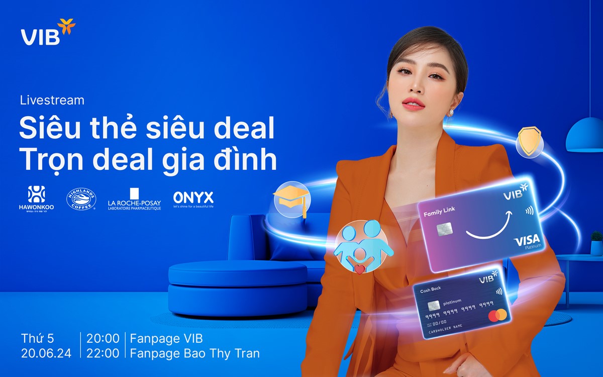 Kinh tế - Cùng Bảo Thy ‘săn’ ưu đãi giảm đến 67% khi mua sắm bằng thẻ VIB