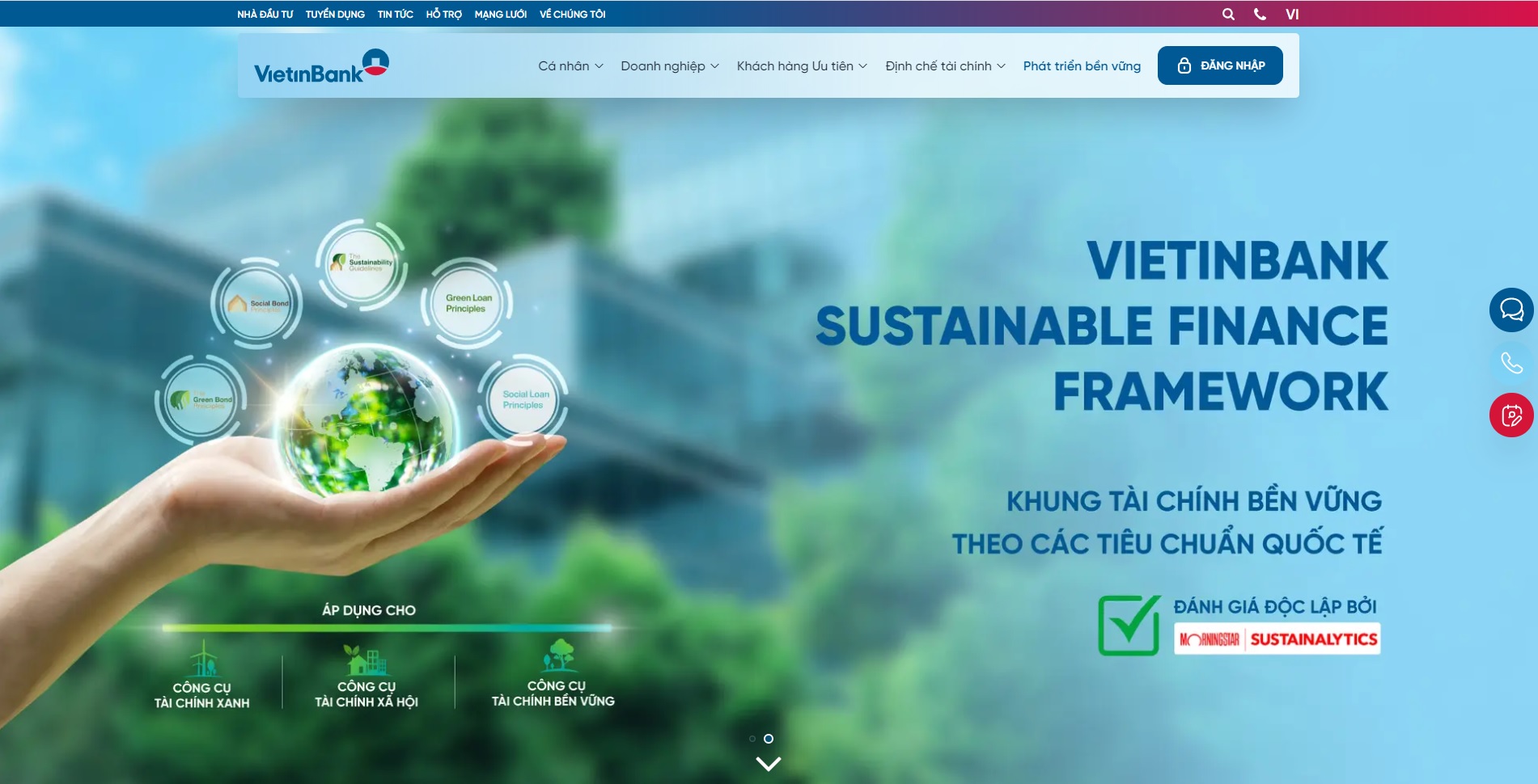 Kinh tế - VietinBank ra mắt website mới (Hình 2).