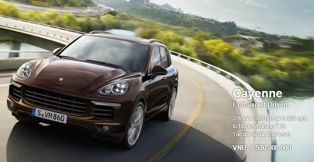 Xe++ - Bảng giá mới nhất của hãng Porsche tại Việt Nam (Hình 4).