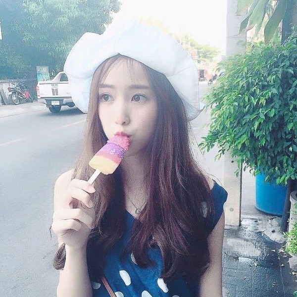 Giải trí - Hot girl Thái Lan hút 1 triệu người theo dõi vì xinh như sao Hàn (Hình 6).