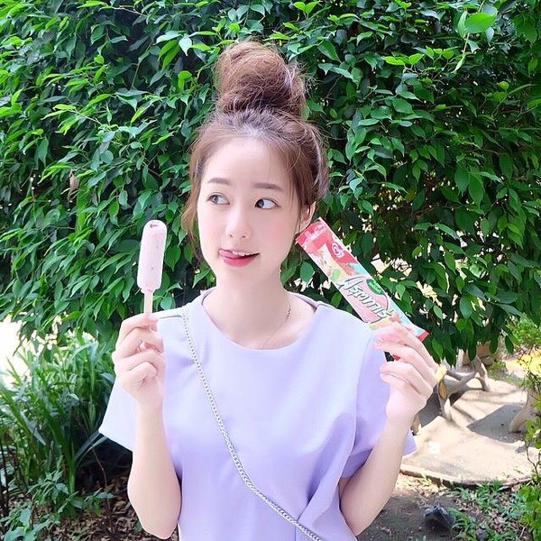 Giải trí - Hot girl Thái Lan hút 1 triệu người theo dõi vì xinh như sao Hàn (Hình 7).