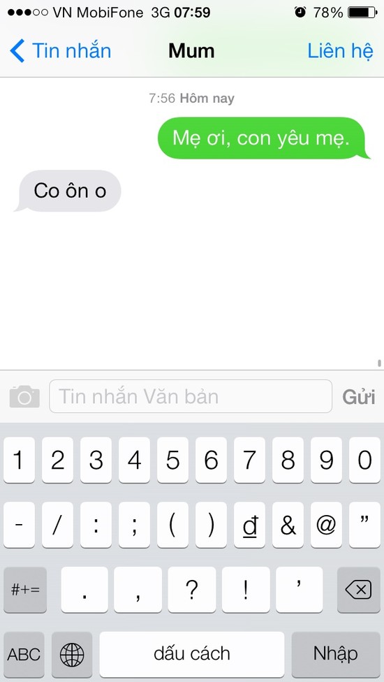 Giải trí - Phản ứng hài hước của mẹ khi nhận được tin nhắn 'Con yêu mẹ' (Hình 10).
