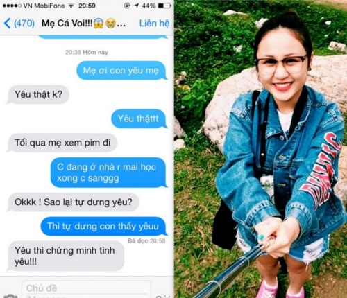 Giải trí - Phản ứng hài hước của mẹ khi nhận được tin nhắn 'Con yêu mẹ' (Hình 12).