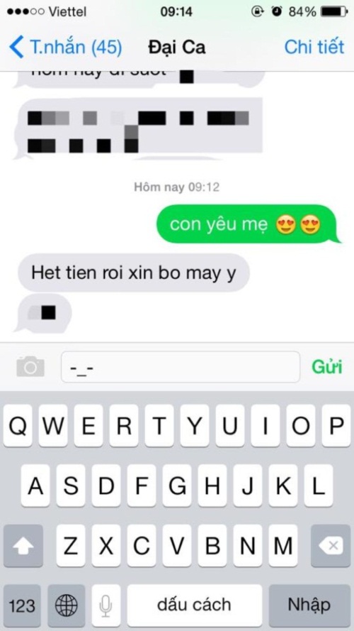 Giải trí - Phản ứng hài hước của mẹ khi nhận được tin nhắn 'Con yêu mẹ' (Hình 2).