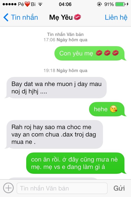 Giải trí - Phản ứng hài hước của mẹ khi nhận được tin nhắn 'Con yêu mẹ' (Hình 8).