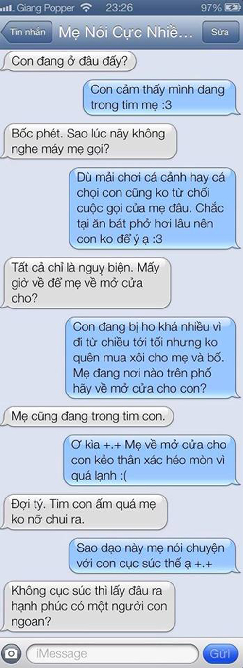 Giải tr&iacute; - &lsquo;Cười nghi&ecirc;ng ngả&rsquo; với tin nhắn của Giang Popper v&agrave; mẹ U55 (H&igrave;nh 5).