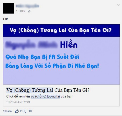 Công nghệ - Ứng dụng vợ (chồng) tương lai của bạn tên gì khiến dân F.A mếu dở