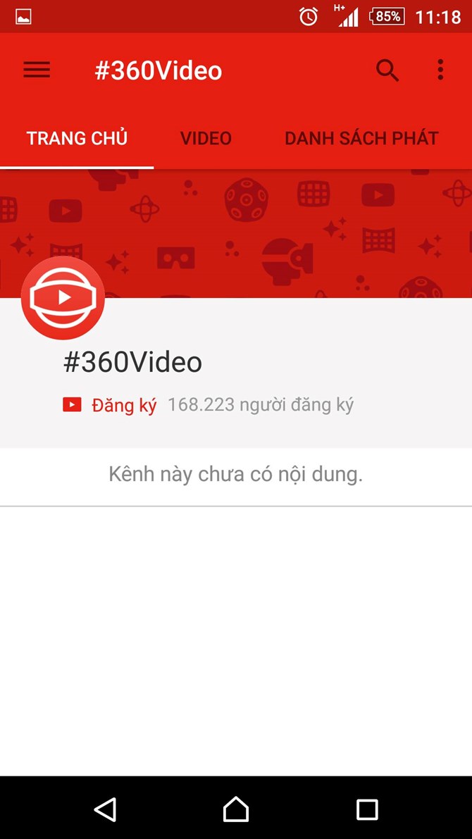 Xem video YouTube xoay 360 độ độc đáo trên thiết bị Android