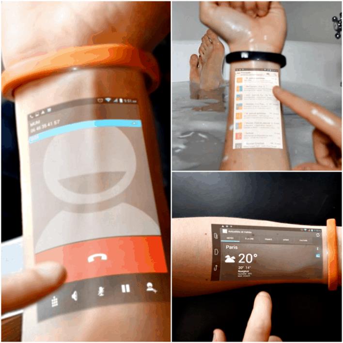 Công nghệ - Ý tưởng vòng đeo tay kiêm...smartphone gây sốt