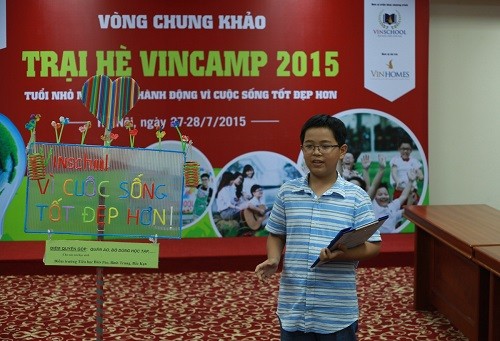 Xã hội - VinCamp 2015: Thay đổi 'thế giới người lớn' từ mơ ước (Hình 2).