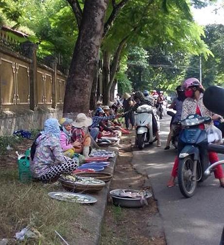 Pháp luật - Thừa Thiên - Huế: Chợ tự phát đua nhau mọc giữa hè phố (Hình 2).