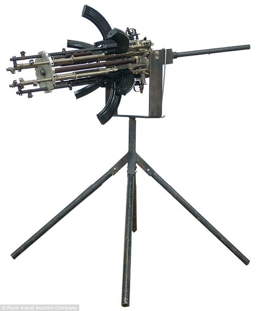 Thế giới - 'Mục sở thị' s&uacute;ng m&aacute;y 6 n&ograve;ng tự chế Gatling (H&igrave;nh 2).