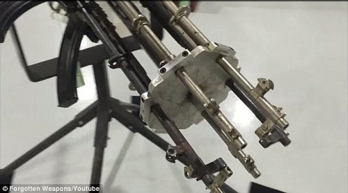 Thế giới - 'Mục sở thị' s&uacute;ng m&aacute;y 6 n&ograve;ng tự chế Gatling (H&igrave;nh 3).