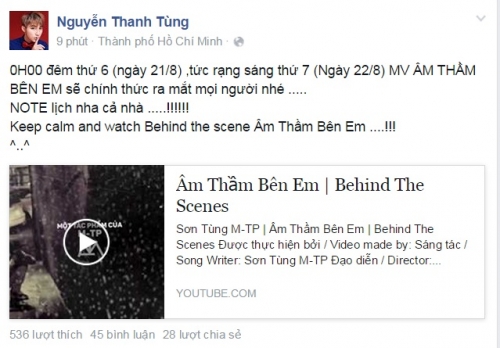 Giải trí - Sơn Tùng M-TP 'múa võ' gây bão cộng đồng fan