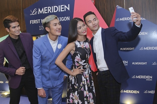 Giải trí - Mâu Thủy, Nguyễn Oanh 'đánh lẻ' với thí sinh nam Next Top Model (Hình 2).