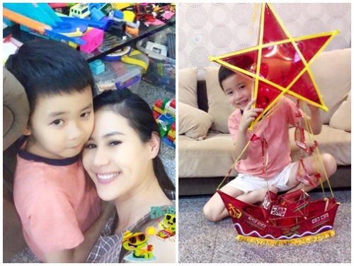 Giải trí - Tết Trung thu 2015: Nhóc tỳ sao Việt rộn ràng đón Tết bên bố mẹ