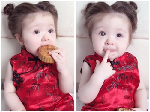 Giải trí - Tết Trung thu 2015: Nhóc tỳ sao Việt rộn ràng đón Tết bên bố mẹ (Hình 5).