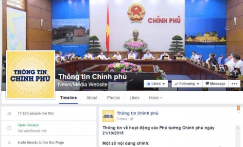 Công nghệ - Thông tin việc Chính phủ “phủ sóng” trên Facebook là chưa chính xác