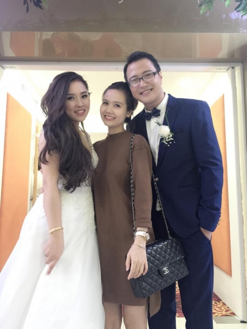 Giải trí - Bảo Trâm Idol hát tặng chồng điển trai trong đám cưới ngọt ngào (Hình 9).