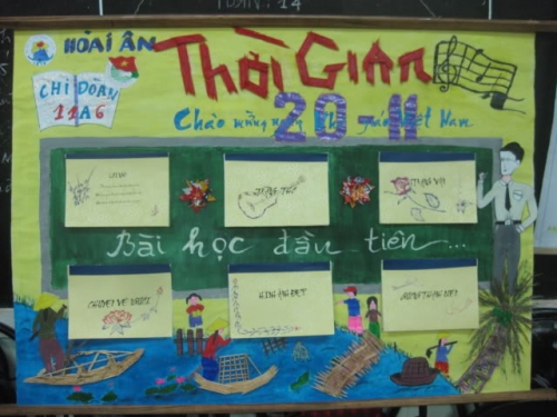 Giải trí - Mẫu báo tường 20/11 đẹp nhất cho ngày Nhà giáo Việt Nam (Hình 6).