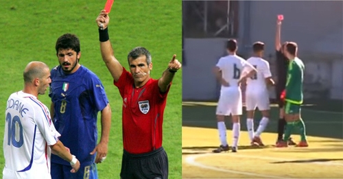 Thể thao - Học cha, ‘Zidane con’ dùng đầu ‘dạy dỗ’ đối thủ (Hình 2).