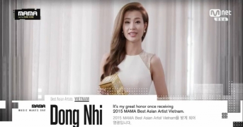 Giải trí - Đông Nhi nối bước Mỹ Tâm, Hồ Quỳnh Hương vinh danh tại MAMA 2015 (Hình 2).