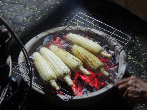 Xã hội - Nghề bán bắp nướng vỉa hè ở Huế: Thu tiền triệu mỗi đêm (Hình 2).