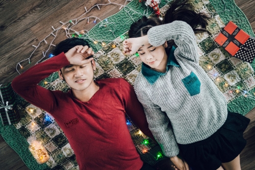 Giải tr&iacute; - Ngọc Dung - th&agrave;nh vi&ecirc;n Mắt Ngọc rạng ngời đ&oacute;n gi&aacute;ng sinh sớm (H&igrave;nh 5).