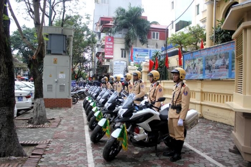 Pháp luật - Ngắm dàn xe môtô 750 siêu khủng của CSGT Hà Nội phục vụ đại hội Đảng (Hình 6).