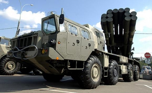 Thế giới - Tornado-S Nga c&oacute; sức mạnh chỉ đứng sau bom nguy&ecirc;n tử [VIDEO]