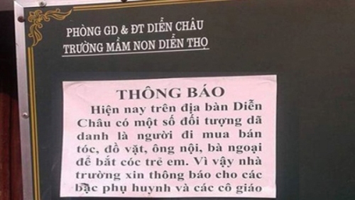 Pháp luật - Nghệ An: Không có vụ việc bắt cóc trẻ em như tin đồn trên facebook (Hình 2).