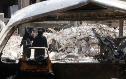 Thế giới - Video: Khoảnh khắc bom rơi trúng bệnh viện ở Aleppo, Syria (Hình 3).