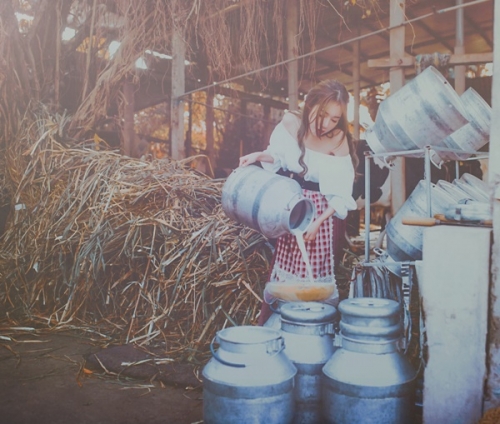 Giải tr&iacute; - Elly Trần g&acirc;y sốt bằng bộ ảnh h&oacute;a Lọ Lem tại trang trại b&ograve; (H&igrave;nh 2).