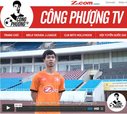 Thể thao - Video: Công Phượng ra mắt kênh truyền hình riêng - Công Phượng TV
