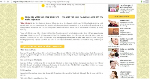 Kinh doanh - Chuyên gia trị nám Sài Gòn Xinh Spa không có bằng cấp, lách luật?