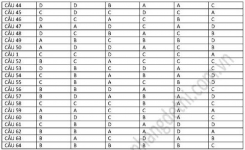 Xã hội - Đáp án đề thi môn Tiếng Anh thi THPT quốc gia 2016 đầy đủ 6 đề (Hình 3).