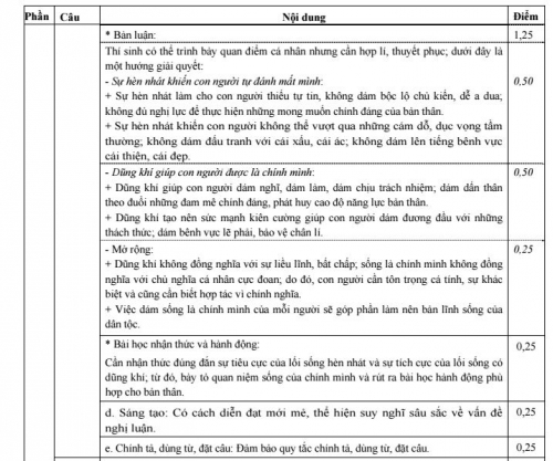 Xã hội - Đáp án đề thi môn Văn THPT Quốc gia 2016 của Bộ Giáo dục (Hình 3).