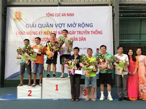 Thể thao - Giải quần vợt kỉ niệm 70 ngày truyền thống lực lượng ANND