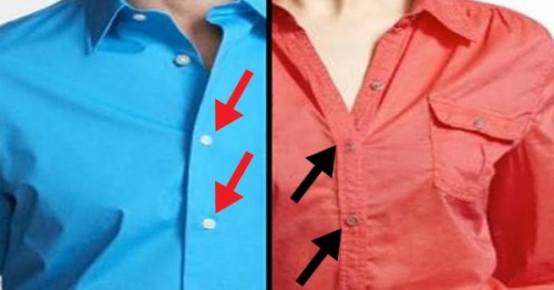 Giải trí - Vì sao cúc áo sơ mi nữ luôn đặt bên vạt trái và nam vạt phải?